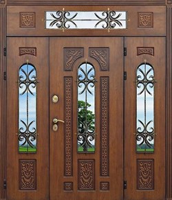 Парадная дверь Лацио с фрамугой ( Любой размер ) - фото 4540