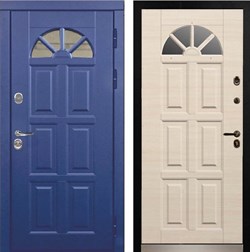 Входная эмалированная дверь Кармен Эмаль Blue - фото 4624