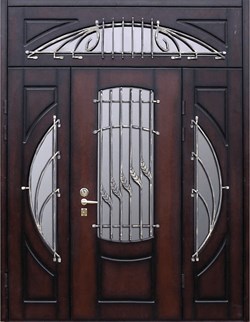 Парадная двуполая входная дверь Сударь 2 полки ( Любой размер ) - фото 4635