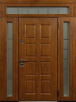 Парадная двуполая входная дверь Моттура 3 полки ( Любой размер ) - фото 4637