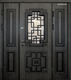Двуполая входная дверь Каспий ( Любой размер ) - фото 4657