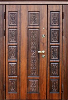 Двустворчатая уличная входная дверь Армада ( Любой размер ) - фото 4715