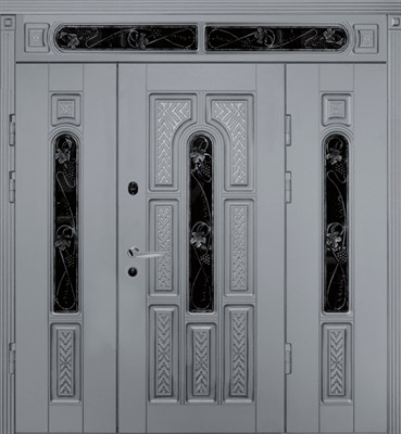 Двуполая входная дверь Тюмень - фото 5017