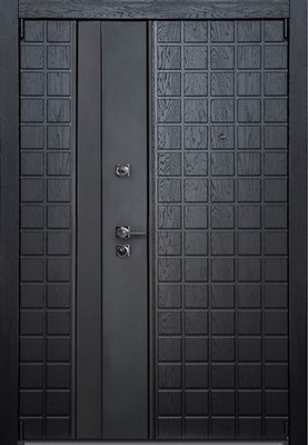 Двустворчатая входная дверь Аркаим ( Любой размер ) - фото 5051