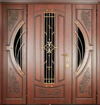 Двустворчатая входная дверь Скиф ( Любой размер ) - фото 5470
