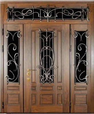 Парадная двупольная входная дверь для Таунхауса Тор 2 - фото 6038