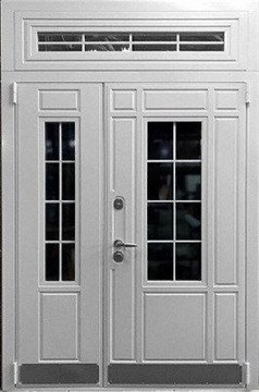 Двуполая входная дверь Винтердоорс 04  ( Любой размер )