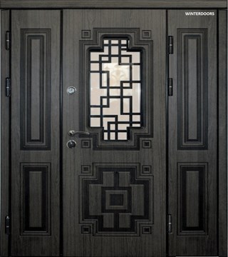 Двуполая входная дверь Каспий ( Любой размер )