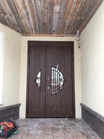 Двупольная входная дверь Глобус установка в Дмитрове