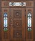 Парадная двустворчатая входная дверь Милано 2 полки ( Любой размер ) - фото 4542