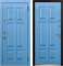 Входная эмалированная дверь "Аргос" Голубая - фото 4803
