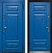 Входная эмалированная дверь Аликанте Синяя - фото 4808