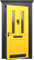 Входная эмалированная дверь Немо - фото 5946