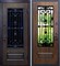 Входная металлическая дверь Сотник со стеклом и ковкой - фото 6069